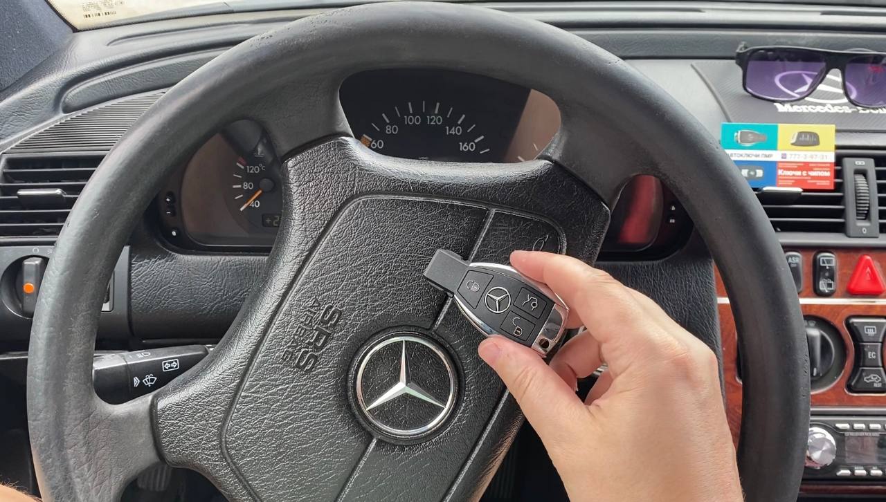 ДЕЛАЕМ КЛЮЧ MERCEDES W202.